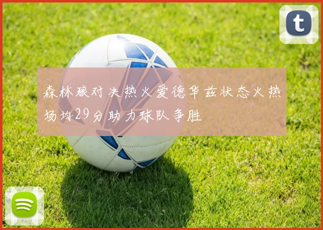 森林狼对决热火爱德华兹状态火热场均29分助力球队争胜